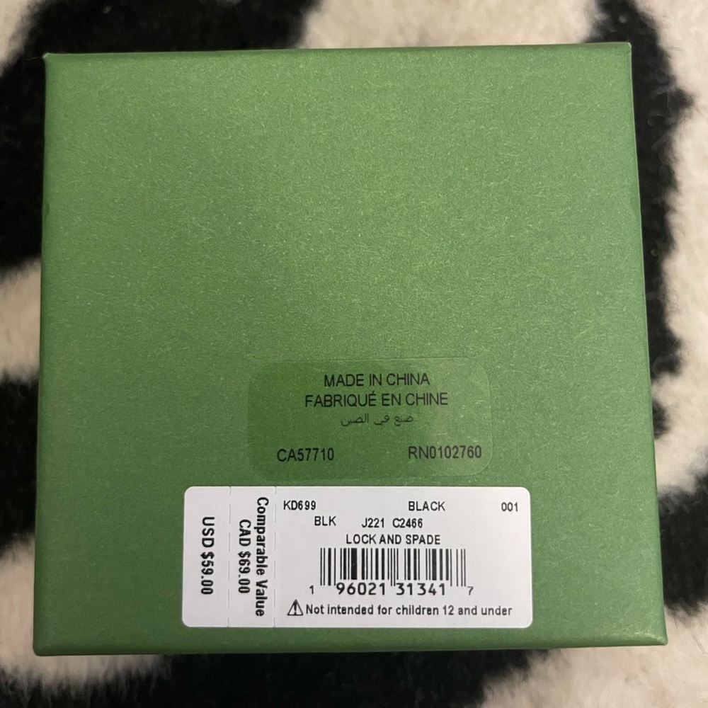 KATE SPADE Gold-Plated Lock and Spade Cutout Padlock Stud Earrings NWT✨✨✨ - Picture 8 of 9